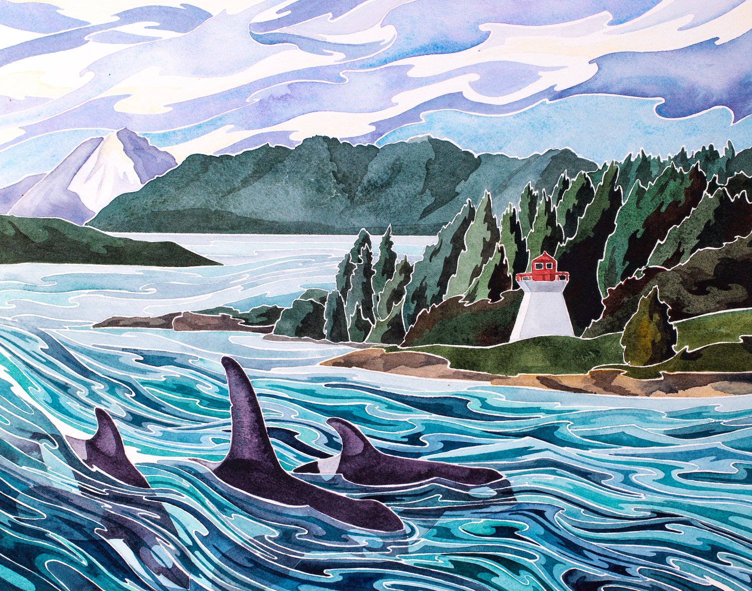 Showing the Way 14" x 11"